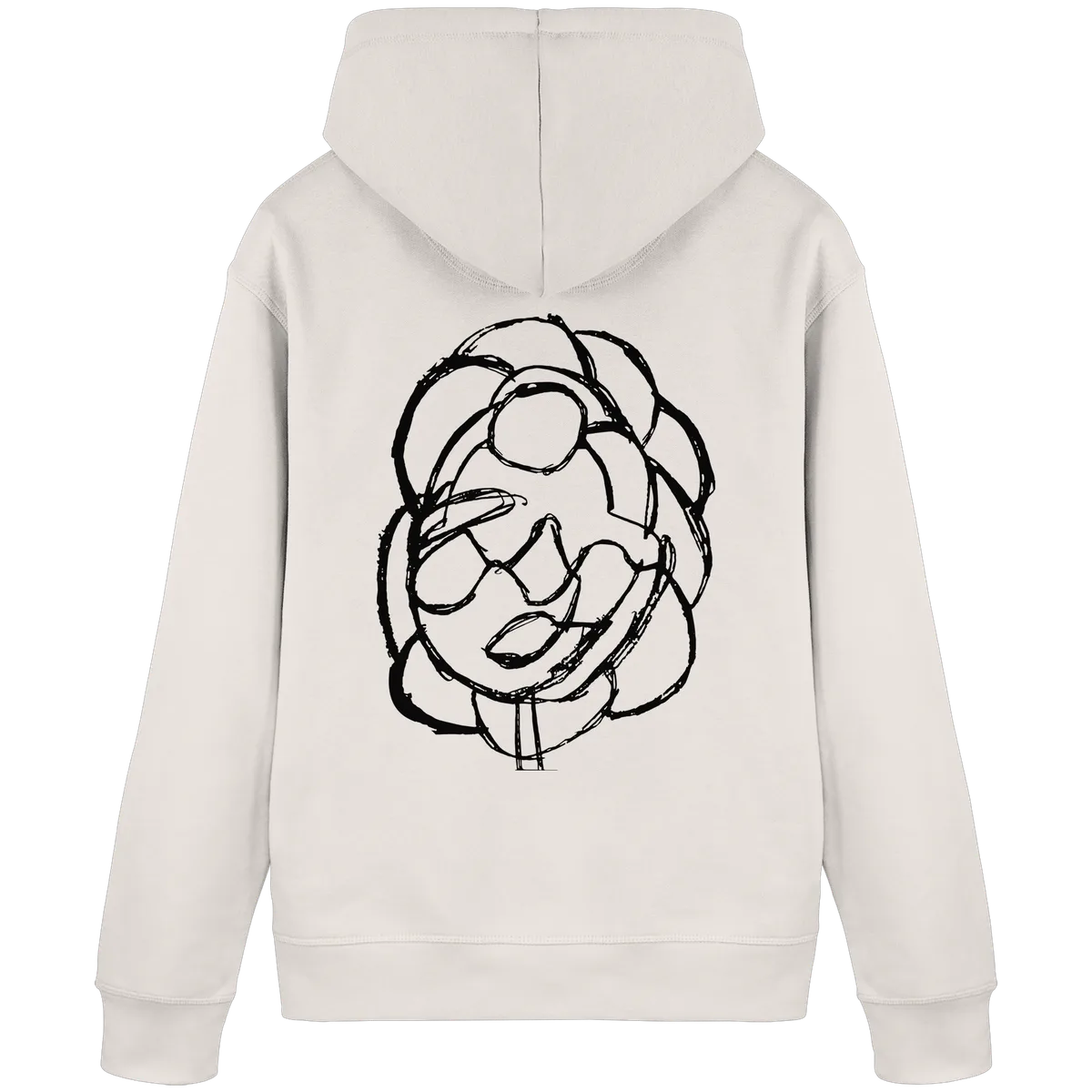 Hugs Hoodie &mdash; signed (adult), back