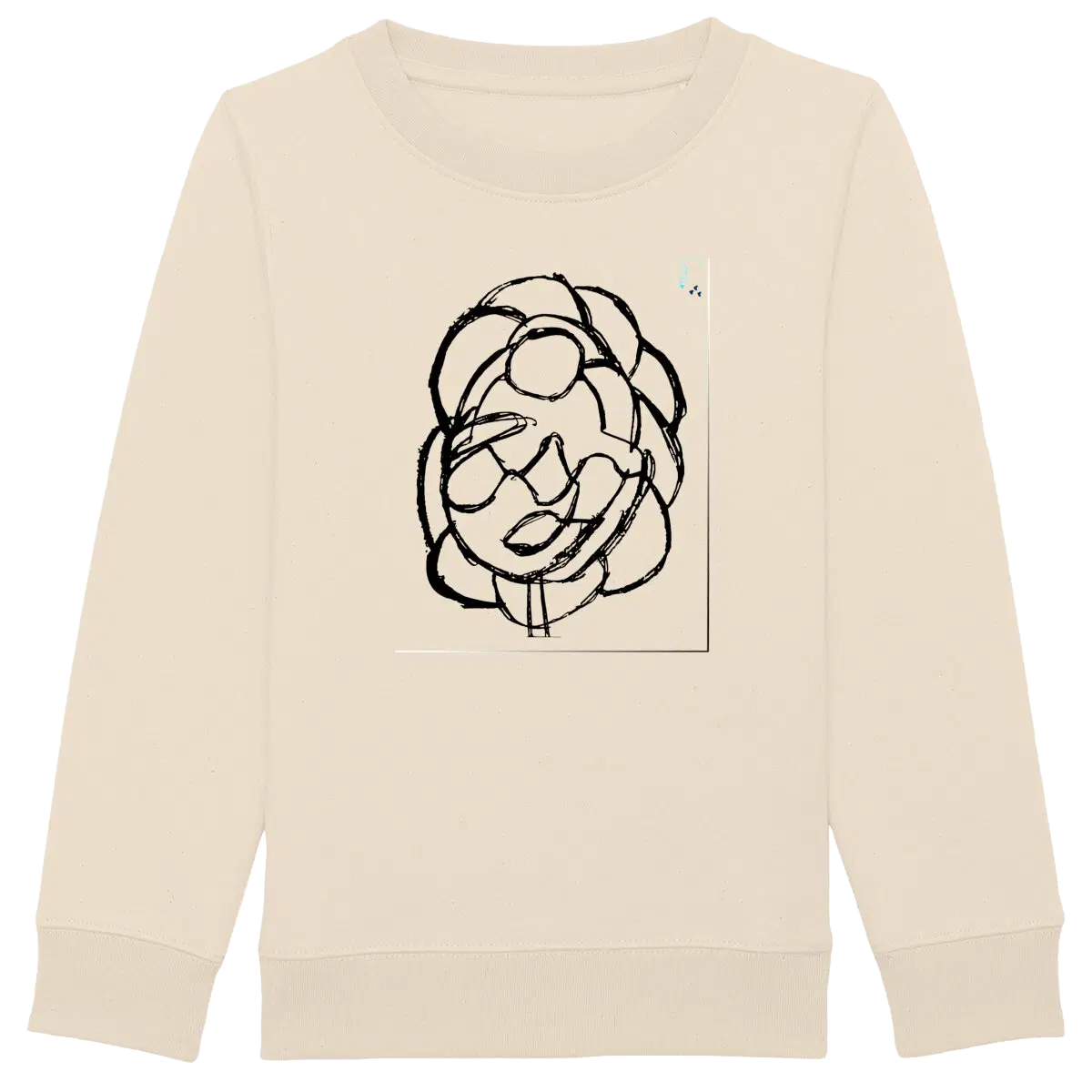 Hugs sweatshirt for kids, ivory
